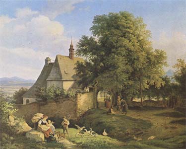 Church at Graupen in Bohemia (mk09)